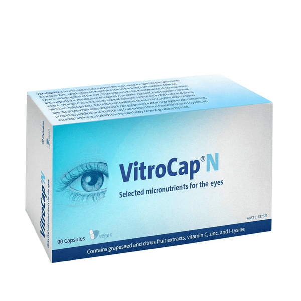 VitroCap®N: Advanced Eye Health Micro - nutrient Supplement for Reducing Eye Floaters 針對眼睛飛蚊症營養素補充劑 - iCARE EYECARE 護眼·家